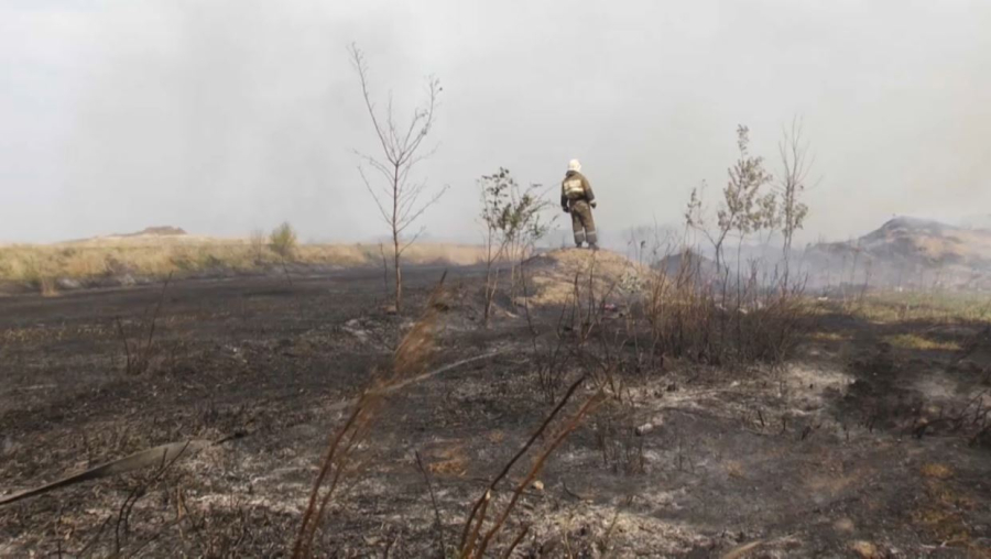 Қостанай облысында дала және орман өртімен күреске дрондар пайдаланылады
