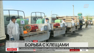 Противоклещевая обработка началась в Кызылординской области