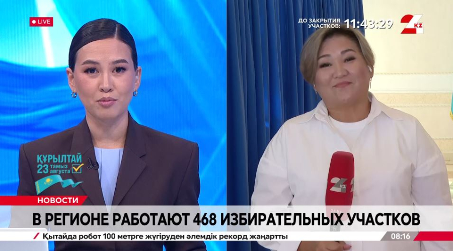 468 избирательных участков работают в области Жетысу