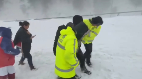 Қытайда қалың қар жауды