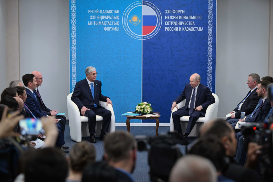 Касым-Жомарт Токаев провел встречу с Президентом России