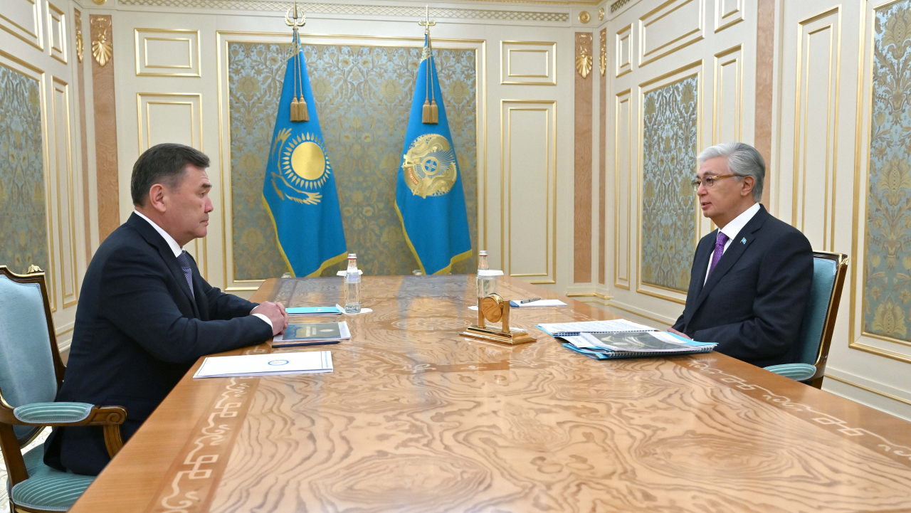 Президент Қызылорда облысының әкімін қабылдады