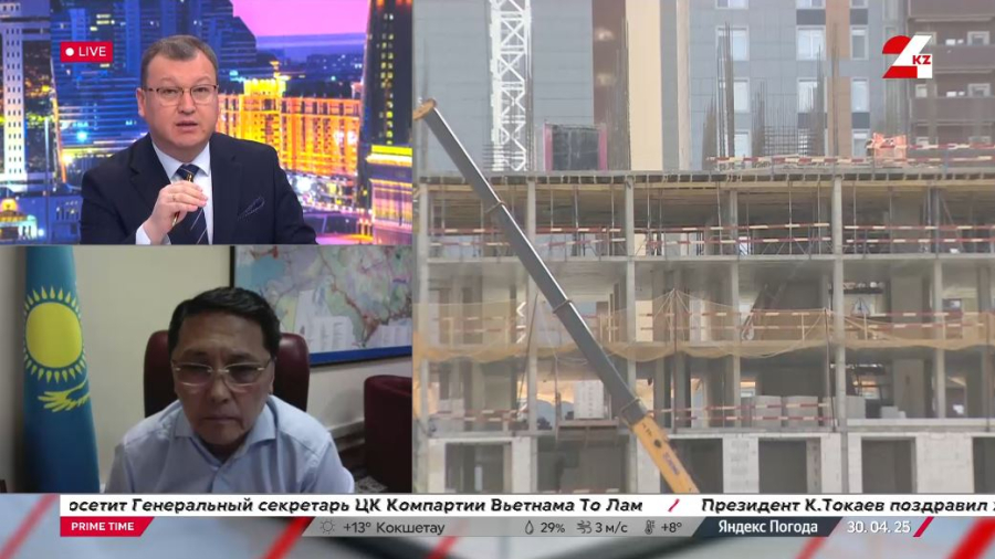 ЖИ заңсыз құрылысты анықтайды. Тұрлыбек Мұсабаев