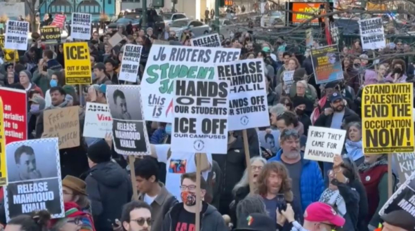 Протесты вспыхнули после ареста палестинского студента в Нью-Йорке