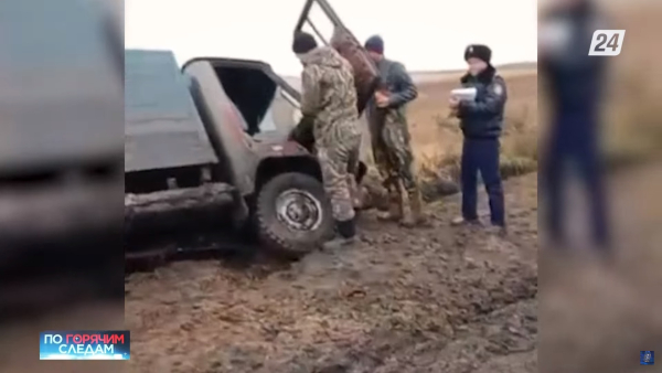 Пьяный водитель стрелял из ружья по полицейским в Костанайской области