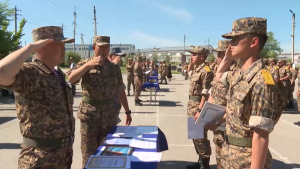 Образовательные гранты для военнослужащих вручили в Таразе