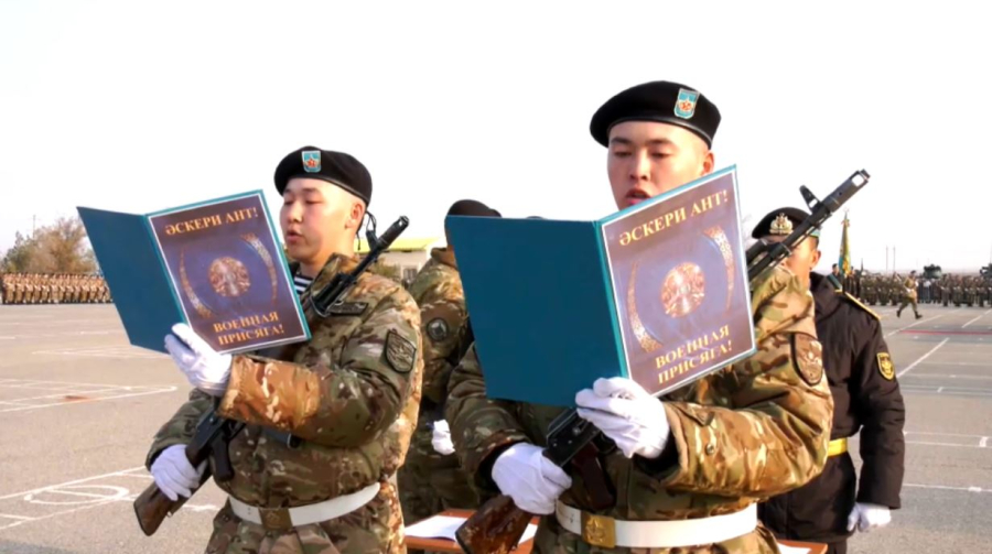 700 новобранцев приняли присягу в Мангистауской области