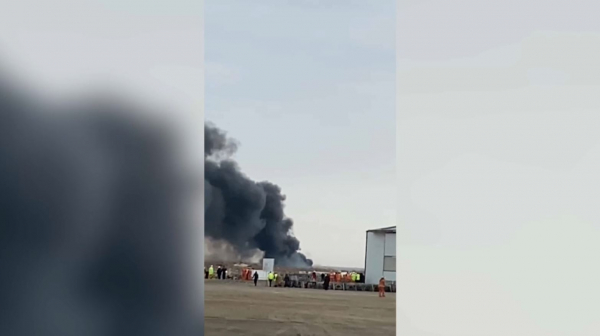 Крушение самолета вблизи Актау: открыт телефон горячей линии