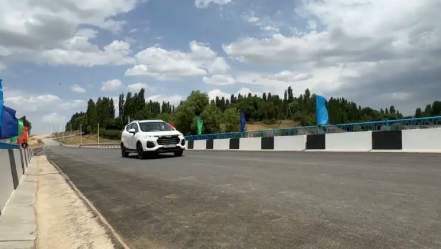 Новый мост ввели в строй в Туркестанской области