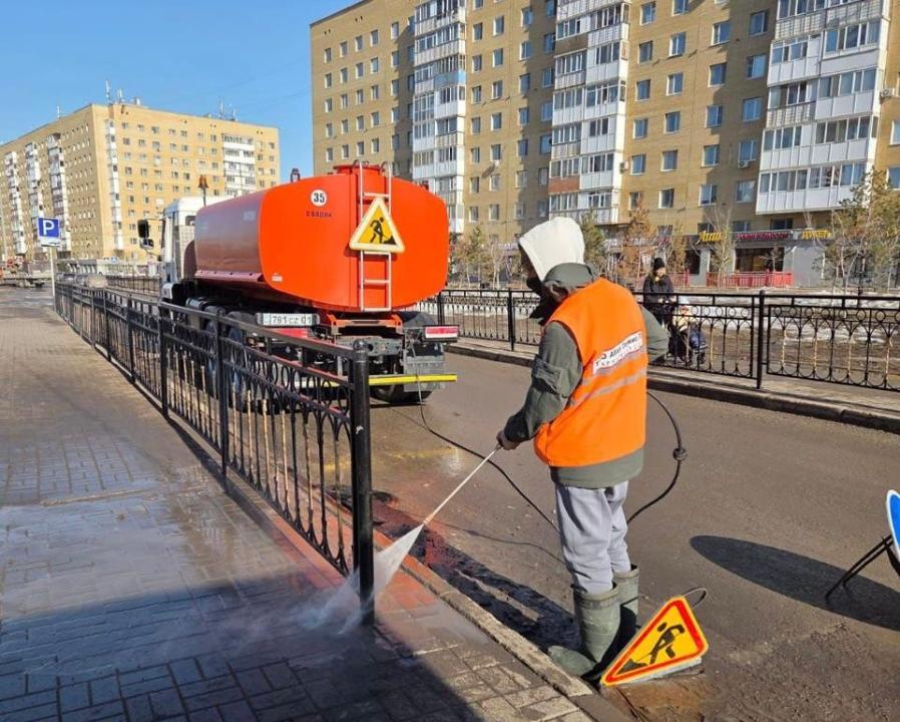 Астанада көктемгі жалпы тазалық жұмысы жүріп жатыр