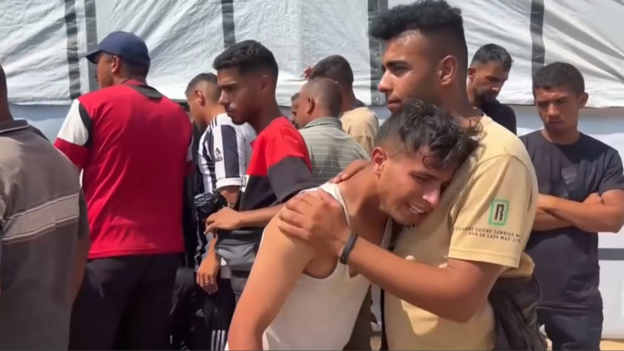 Газа секторында азық-түлік тарату кезінде оқ атылды