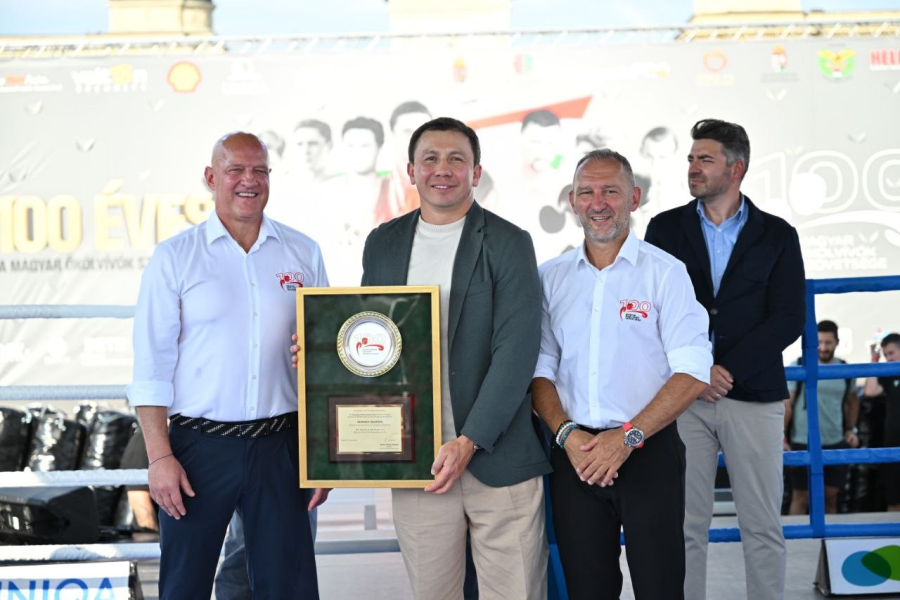 Головкин принял участие в праздновании 100-летия Венгерской федерации бокса