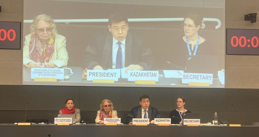 Казахстан принял председательство на Конференции по разоружению