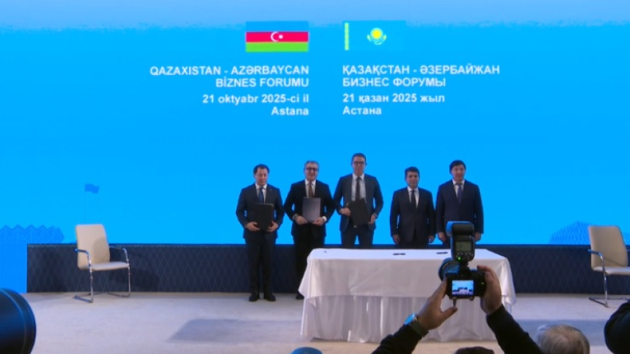 Бизнес-форум «Казахстан – Азербайджан»: подписано 16 документов
