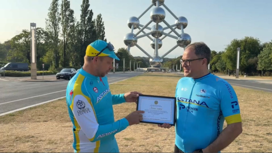 Брюссельде еліміздің спорт күнін атап өтті