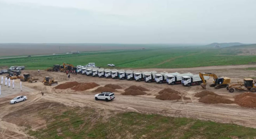 Сарыағаш айналма жолының құрылысы басталды