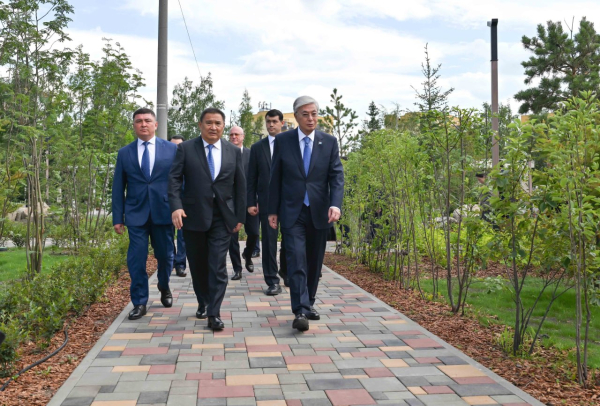 Президент Щучинск қаласындағы бірқатар нысанды аралап көрді 