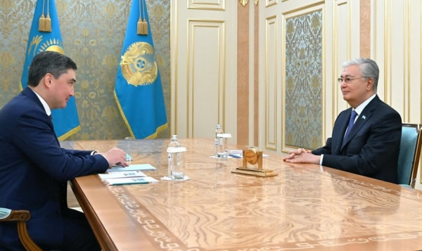 Глава государства принял Премьер-министра Олжаса Бектенова