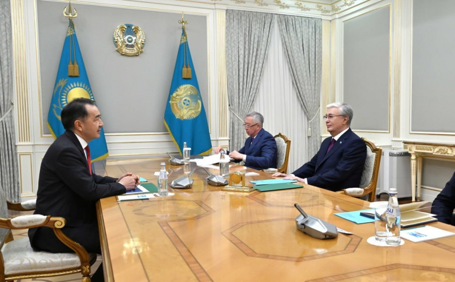 Глава государства принял Бакытжана Сагинтаева