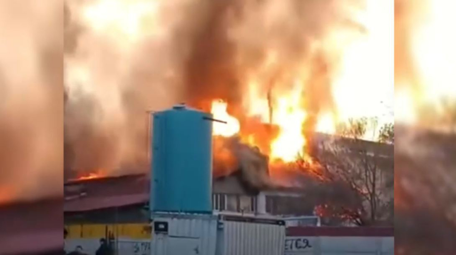 Алматыда асхана өртке оранды