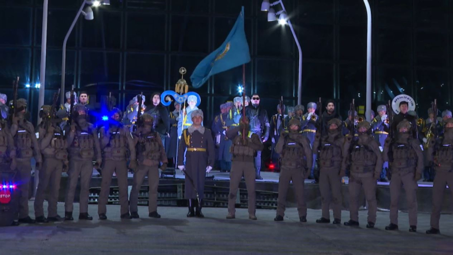 Плац-концерт к юбилею Бауыржана Момышулы состоялся в Астане