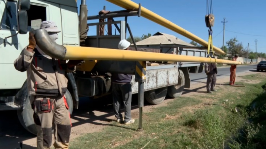 В 14 сёлах Келесского района строят газопроводы