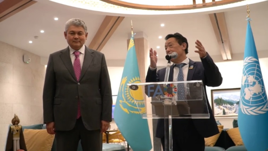 В ФАО официально открыли комнату «Казахстан»