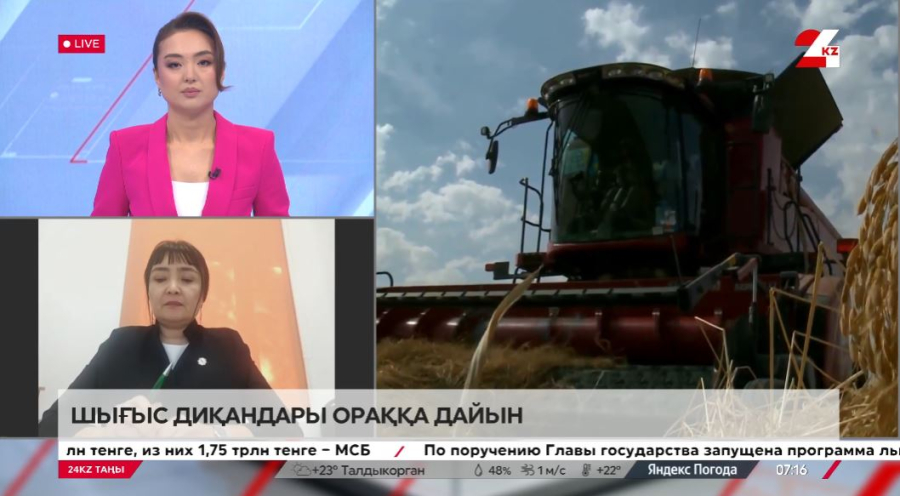 Шығыс диқандары ораққа дайын. Жаннат Көшерова