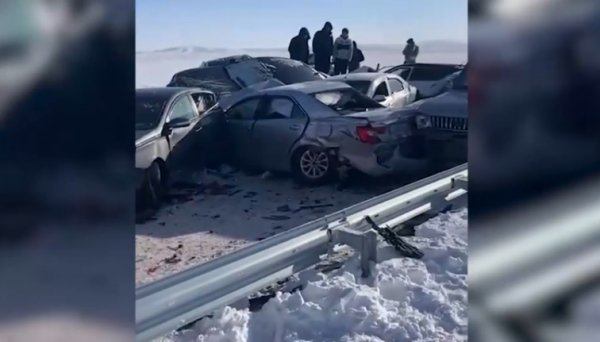 Массовое ДТП произошло на трассе «Караганда-Балхаш»