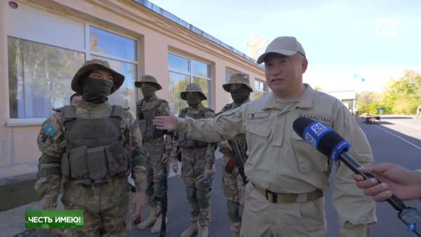 Военно-патриотический центр «Батырлар» готовит школьников в спецназ