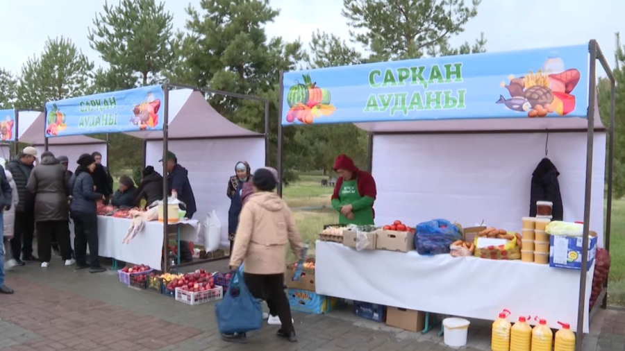 Талдықорғанда ауылшаруашылық өнімдерінің жәрмеңкесі өтті