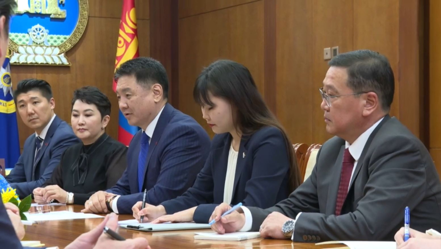 М. Нұртілеу Моңғолия президентімен кездесті