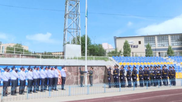 Жезқазғанда Мемлекеттік ту көтерілді