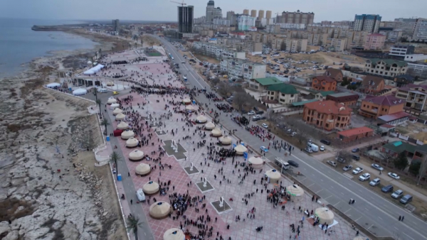 Как Наурыз встречают на побережье Каспия. LIVE