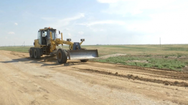 Қостанай облысында судан бұзылған жолдар жөнделді