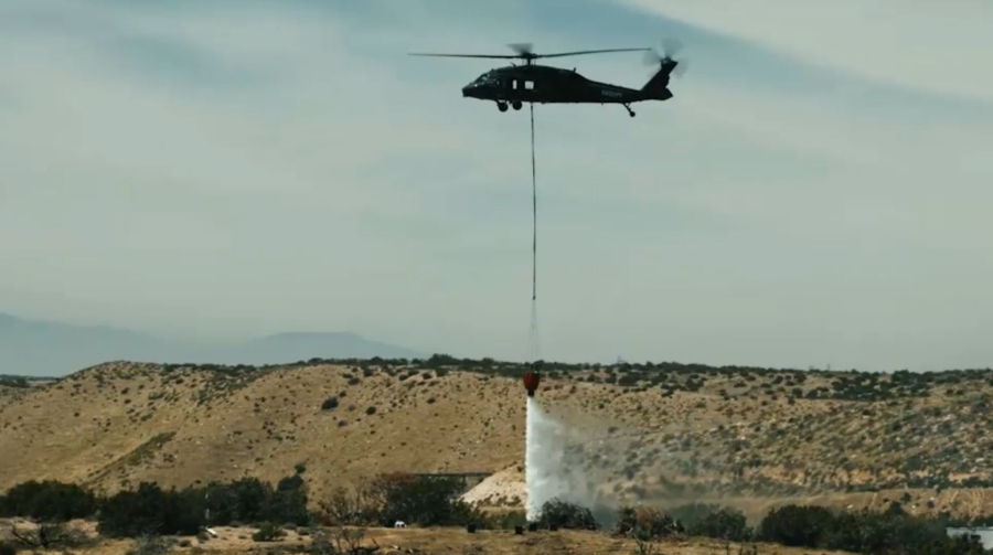 АҚШ-та робот-тікұшақ өрт сөндіруге қатысты