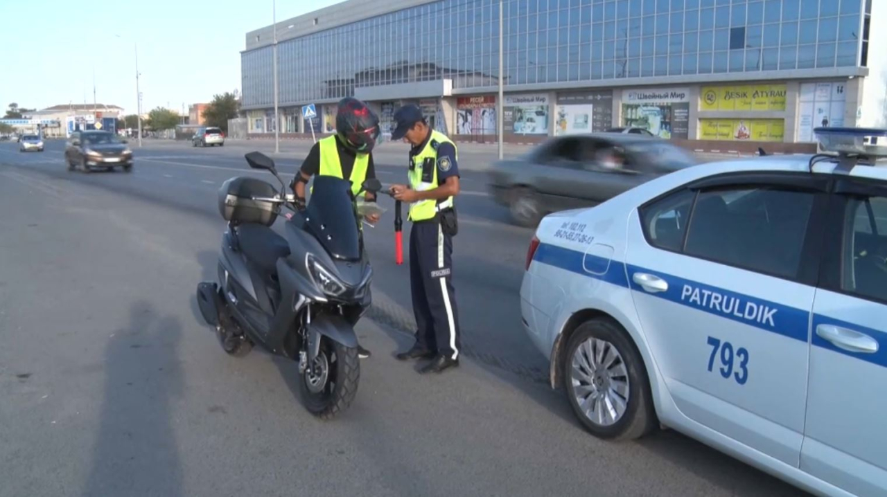 24 ДТП с участием мопедов зарегистрировали с начала года в Атырауской области