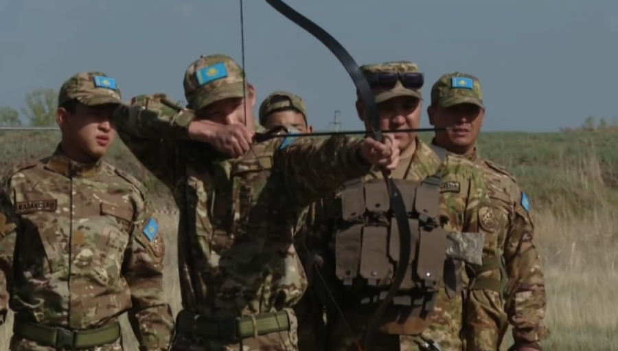 Военно-патриотические игры Qaisar провели в Карагандинской области