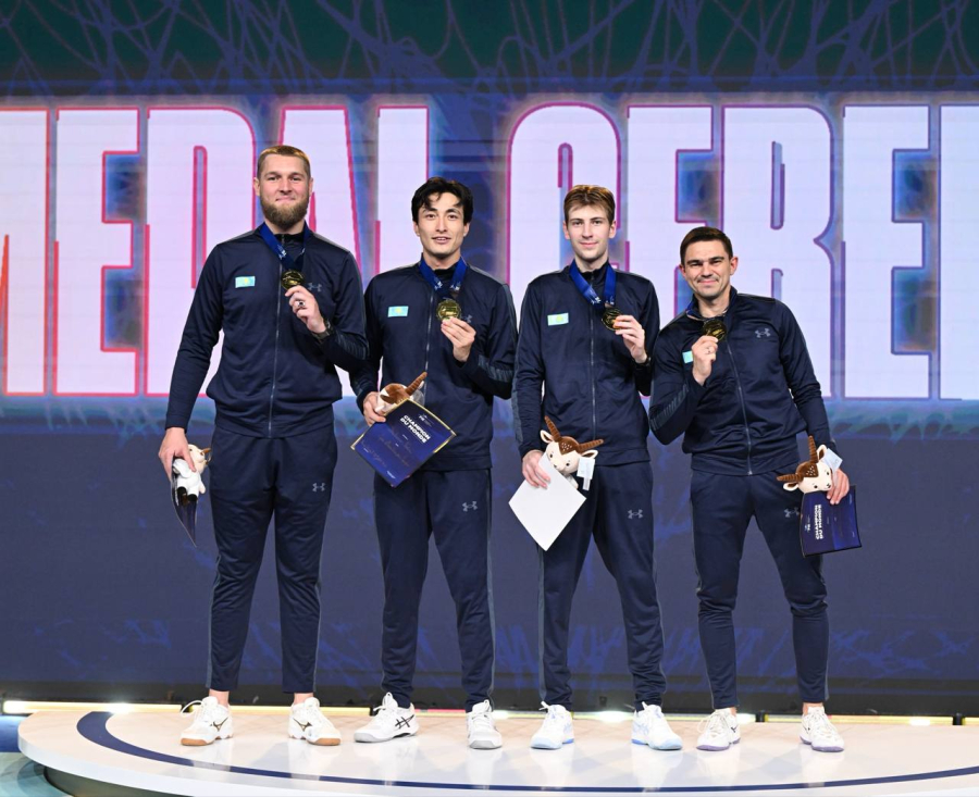 Қ. Тоқаев семсерлесуден Қазақстан құрамасын әлем чемпионатындағы жеңісімен құттықтады