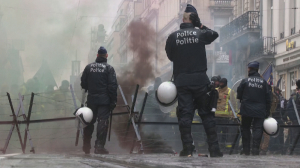 Бельгийские пожарные штурмовали здание Еврокомиссии в Брюсселе