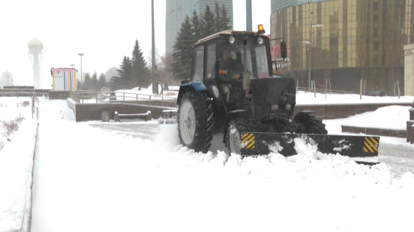 Ақтүтек боран астаналықтарды әбігерге салды