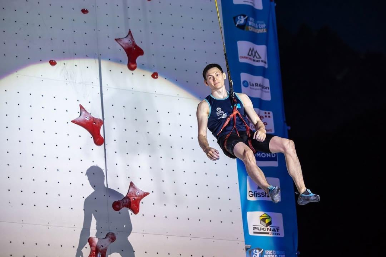 Ришат Хайбуллин завоевал серебро на ЭКМ по спортивному скалолазанию