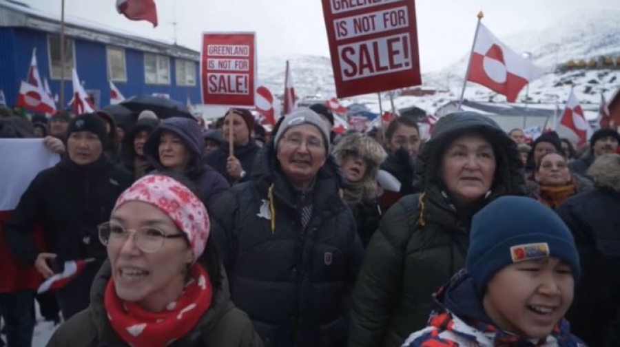 Жители Дании вышли на протесты против США