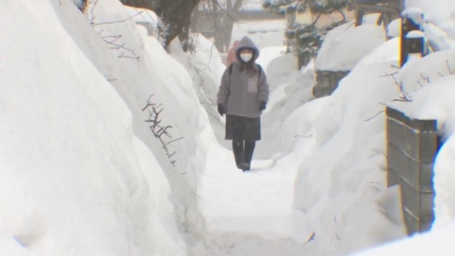 46 человек стали жертвами снегопадов в Японии