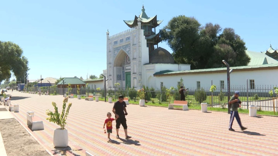 Жаркентте жаңа саябақ ашылды