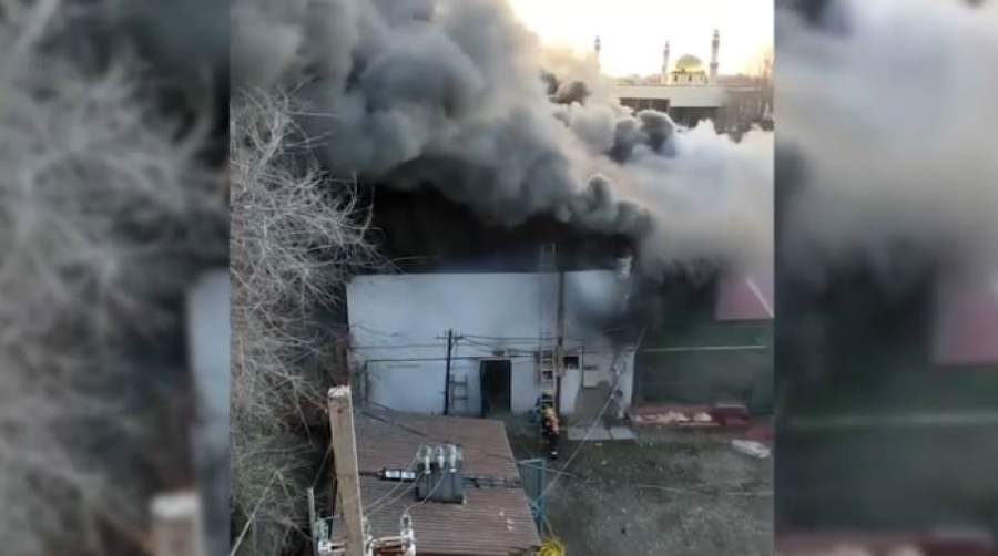 Пожар в здании детдома в Алматы потушен