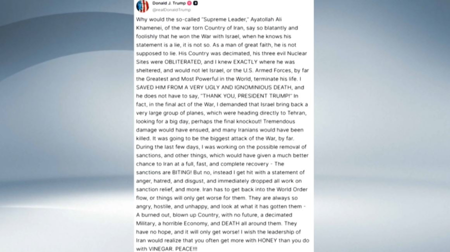 Трамп: Иранға салынған санкциялар алынбайды