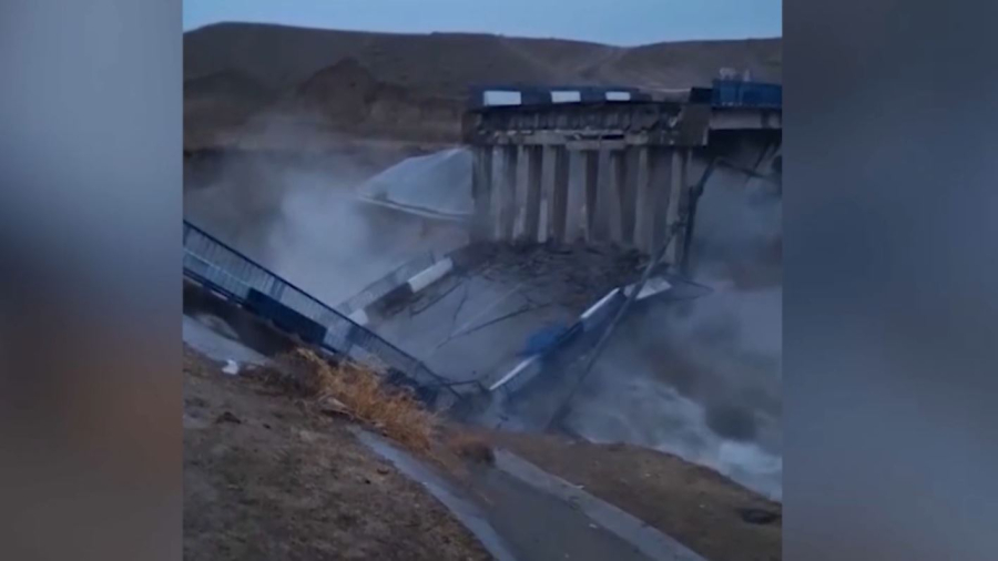 Келес ауданында көпір құлады