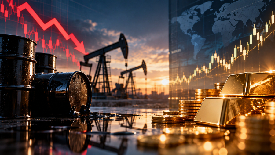 На мировых рынках изменились котировки нефти и золота
