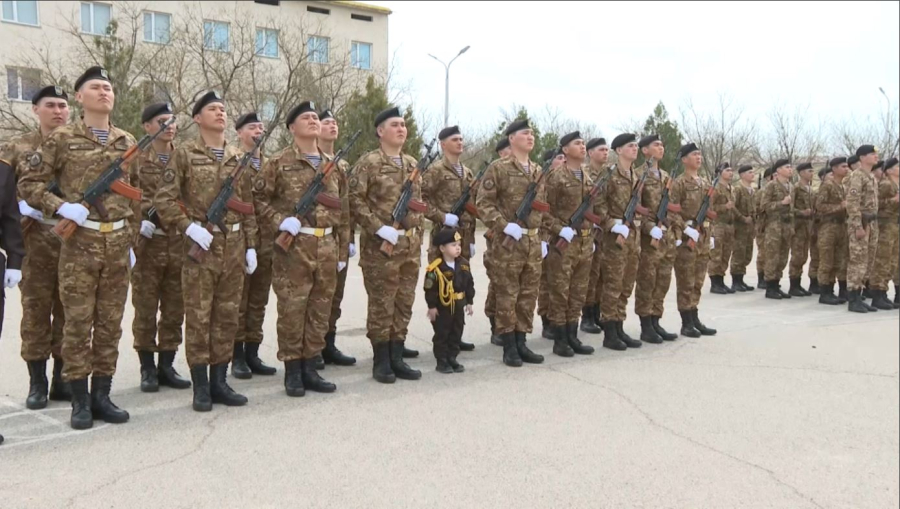 Ақтауда теңіз жаяу әскерлерінің оқу-жаттығуы өтті